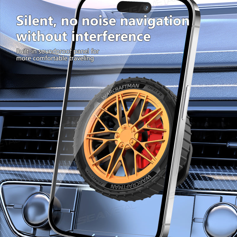 SEAMETAL Magnetic Car Phone Holder Vent Wheel Styling Phone Holder