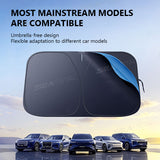 SEAMETAL Car Windshield Sun Shade Cover Foldable Thicken Front Window UV Refletive Protection Cover