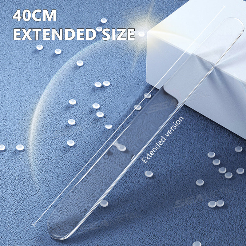 SEAMETAL 4Pcs Extended Car Door Bumper Strip Transparent Car Body Protector Sticker