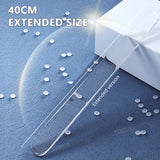 SEAMETAL 4Pcs Extended Car Door Bumper Strip Transparent Car Body Protector Sticker