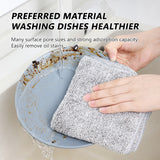 SEAMETAL Thickened Bamboo Charcoal Cleaning Towel Lint Free Super Absorbent Microfiber Cleaning Cloths for Car Window Household