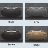 SEAMETAL Car Glasses Case Portable Press Switch Car Sun Visor Sunglasses Holder ABS With Flocking Lining Glasses Box Universal