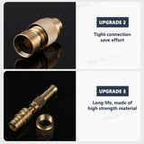 SEAMETAL High Pressure Brass Hose Nozzle Adjustable Car Wash Switch Nozzle