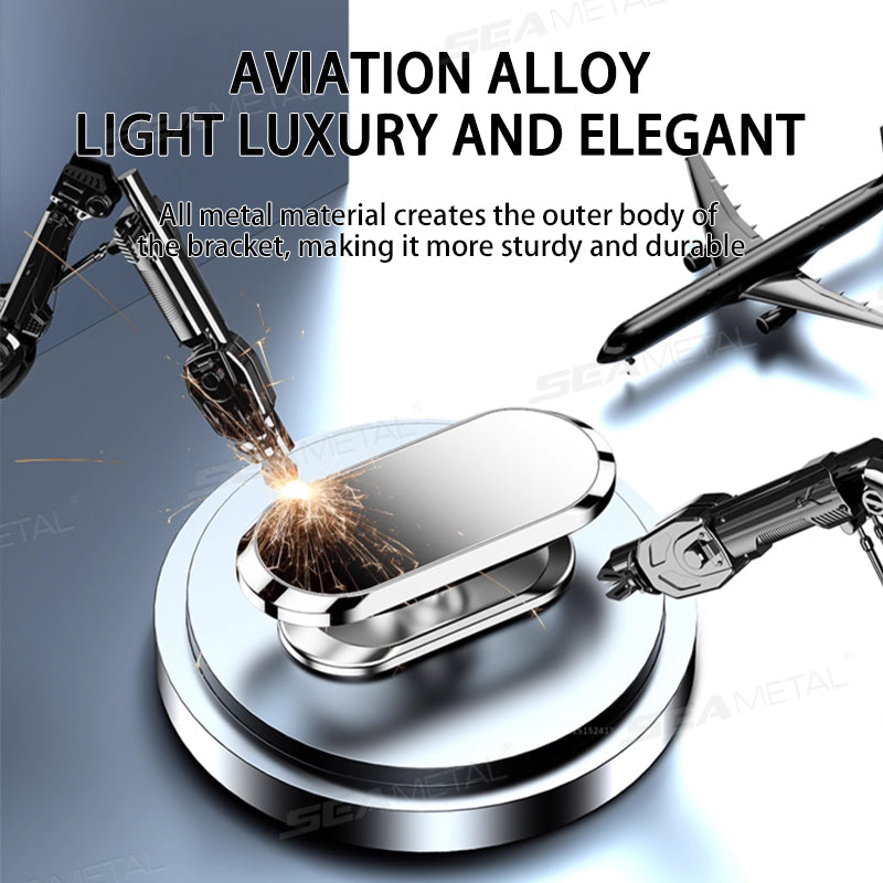 SEAMETAL Magnetic Phone Holder for Car Dashboard Strong Magnet Car Phone Holder Mount 4 Plate