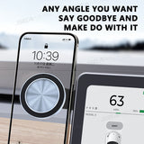 SEAMETAL Car Phone Holder Magnetic Sucker Aluminum Alloy Dashboard Air Outlet