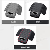SEAMETAL Universal Car Armrest Console Pad with Tissue Holder Elbow Rest Cushion