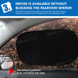 SEAMETAL 2pcs Car Sun Shade UV Protection Car Window Sunshade Side Mesh