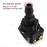 SEAMETAL Car Windshield Wiper Washer Spray Nozzle Dual Hole Hose Wiper Water Jet