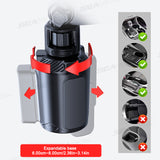 SEAMETAL Car Food Tray Portable Car Dining Table with Mobile Phone Holder