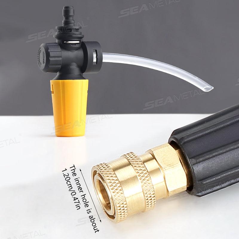 SEAMETAL Car Washer Foam Spray Bottle Lance Sprinkler Water Hose Nozzle