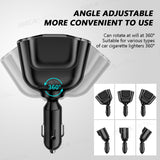 SEAMETAL 5 In 1 66W PD Car Cigarette Lighter Adapter Super Fast Charging Phone Charger