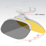 SEAMETAL Car Sun Visor Goggle Anti-UV Anti-Dazzle Sun Visor Clip-on Extender