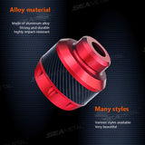 SEAMETAL Aluminum Alloy Motorcycle Crash Protector Scooter Wheel Front Fork Frame Falling Protection Pads Sliders