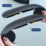 SEAMETAL Car Rearview Mirror Rain Eyebrow Reversing Mirror Rainproof 360 Degree Adjustable Mirror With Clip Desigh