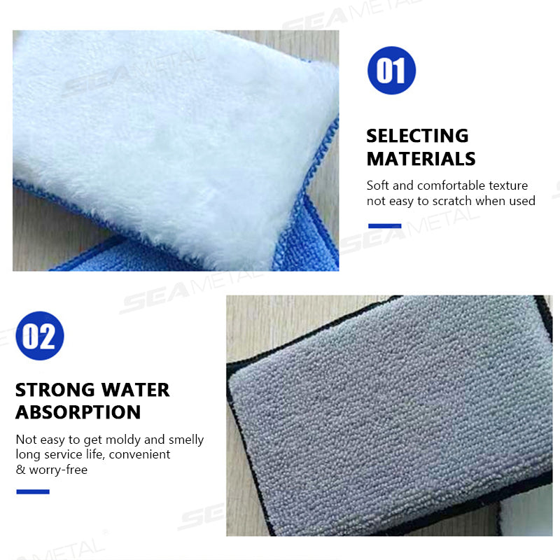 SEAMETAL Car Wash Sponge Block Set Density Not Easy To Deform Car Cleaning Sponge Block