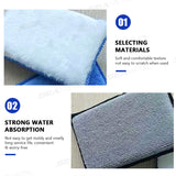 SEAMETAL Car Wash Sponge Block Set Density Not Easy To Deform Car Cleaning Sponge Block