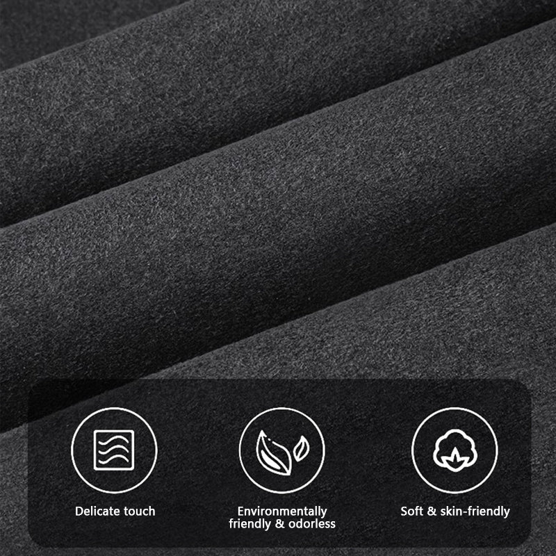 SEAMETAL Car Sun Visor Plate Glasses Case Suede Leather Car Glasses Storage Bag