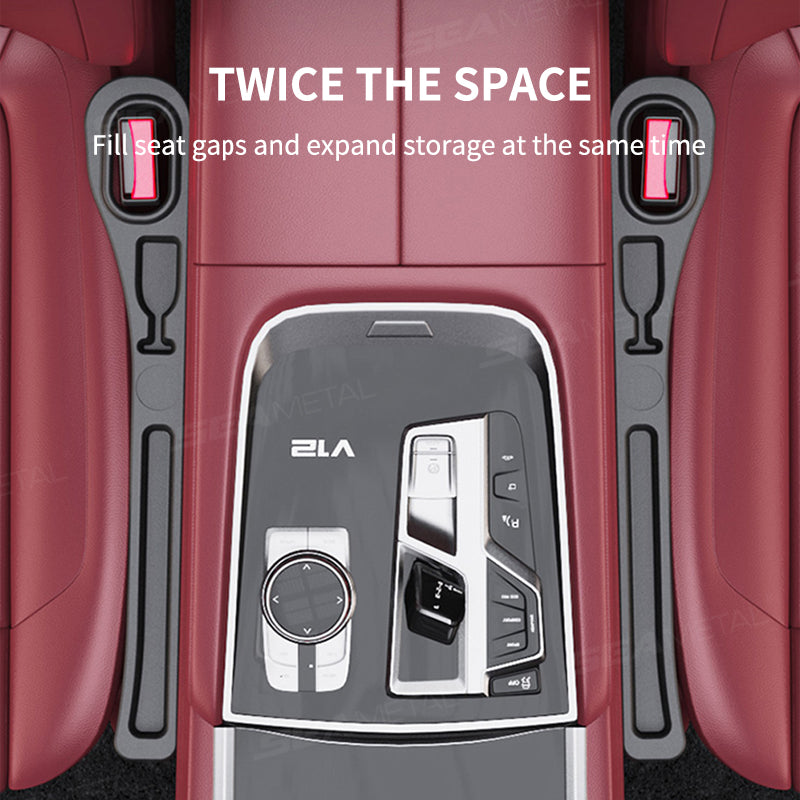 SEAMETAL Universal Car Seat Gap Storage Box Interior Auto Seats Side Filler Bar