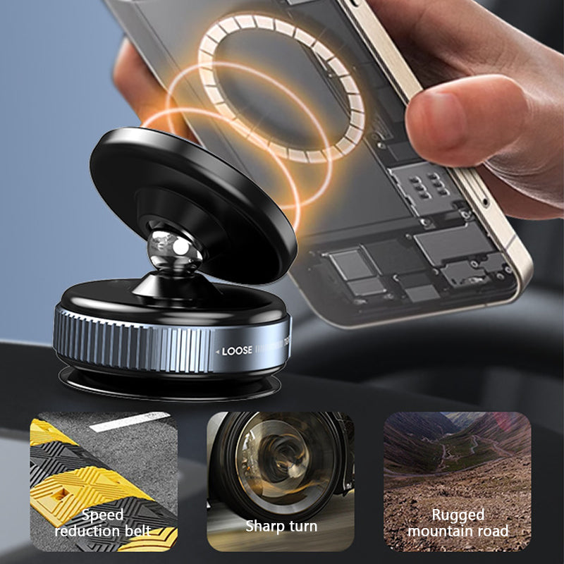 SEAMETAL 360° Rotation Magnetic Car Mount Mobile Phone Holder