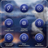 SEAMETAL PD Type C QC3.0 Car Charger with 3 In 1 Fast Charging Cable