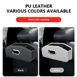 SEAMETAL Car Seat Back Storage Box, Car Tissue Box, Water Cup Holder, Trash Can