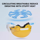 SEAMETAL Motorcycle Helmet Interior Pad Flexible Helmet Inner Silicone Pad Interior Protector Helmet Padding Motorcycle Helmet