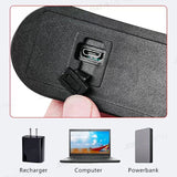 SEAMETAL Motorcycle Helmet Brake Light USB Rechargeable LED Helmet Tail Lights