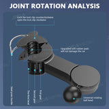 SEAMETAL Dual Head Car Fan Rotatable Rear Seat Dual Fan USB Rechargeable 3-Speed Adjustable Air Cooling Fan
