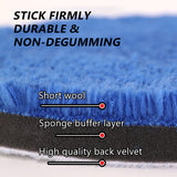 SEAMETAL 4/5/6 Inch Car Removing Wax Buffer Pads Microfiber Polishing Pad Replaceable Buffing Pads Polisher Car Wash Cleaning Pads