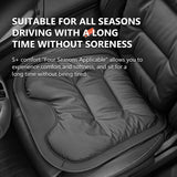 SEAMETAL Universal Car Seat Cover Nappa Leather Car Seat Cushion Protector Mat