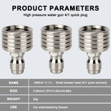 SEAMETAL High Pressure Water Gun Interface Washing Nozzle Stainless Steel