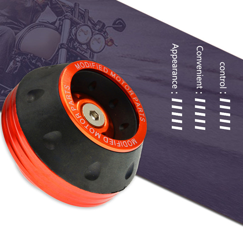 SEAMETAL Universal Motorcycle Anti-drop Fork Slider Cup Aluminum Alloy Frame Wheel Slider Protector Scooter Modification Front Fork Cup