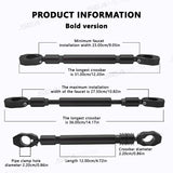 SEAMETAL Motorcycle Adjustable Handlebar Aluminum Alloy Thick Balance Bar