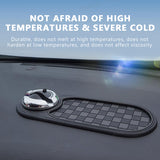 Car Anti-Slip Mat, 360° Rotatable Multifunctional Car Dashboard Mobile Phone Holder with Temporary Parking Number,