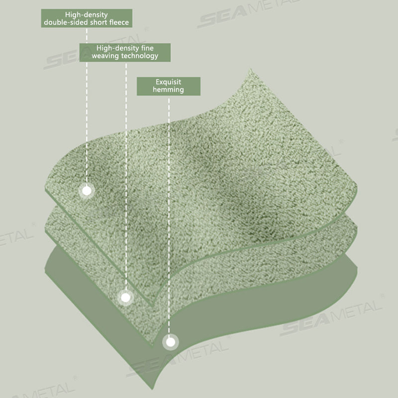 SEAMETAL 600GSM Car Cleaning Towel Ultra-Soft Auto Wash Towel Thicken Drying Cloth