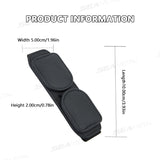 SEAMETAL Car Glasses Clip Leather Card Holder Magnetic Sun Visor Organizer