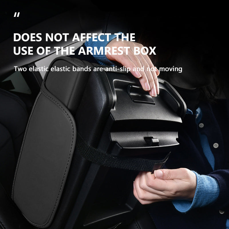 SEAMETAL 5 In 1 Car Armrest Cover Center Console Organizer Tissue Box Cup Holder