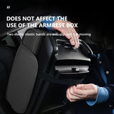 SEAMETAL 5 In 1 Car Armrest Cover Center Console Organizer Tissue Box Cup Holder