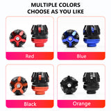 SEAMETAL Universal Front Suspension Protection Cup Frame Slider Falling Protector For Motorcycle Scooter E-Bike Aluminum And ABS