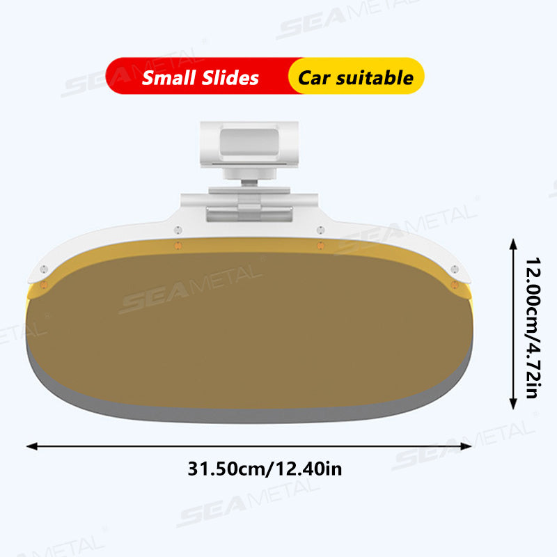 SEAMETAL Car Sun Visor Goggle Anti-UV Anti-Dazzle Sun Visor Clip-on Extender