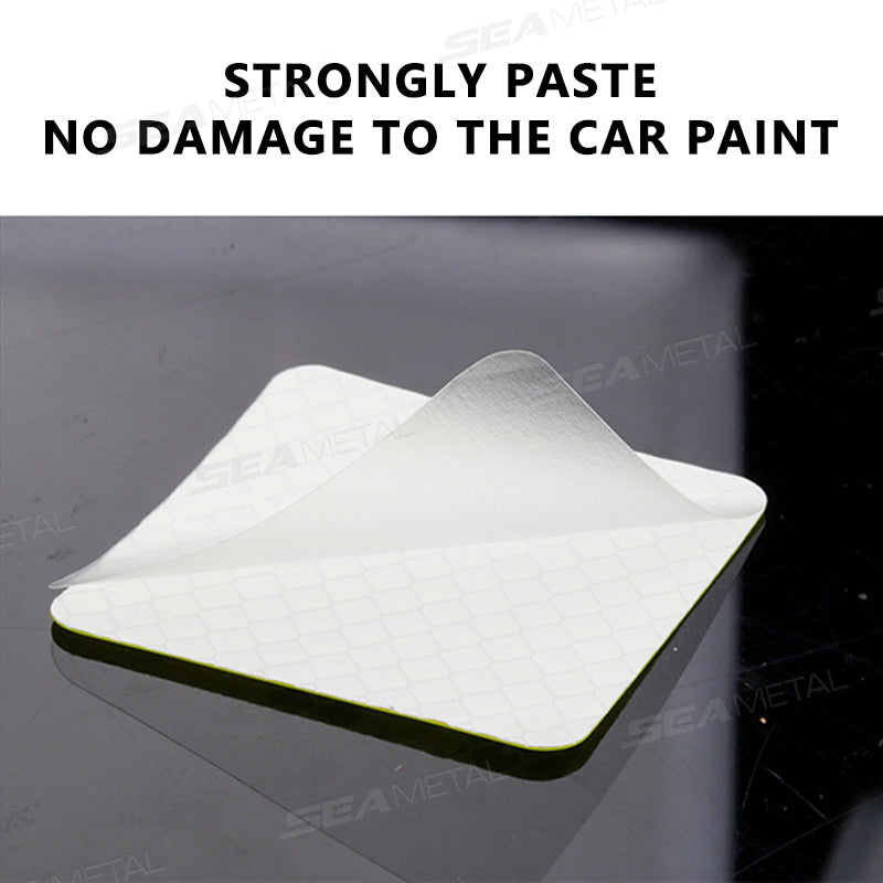 SEAMETAL Reflective Stickers Motorcycle Helmet Decal Arrows Eyes Wings Devil Horns Waterproof Night Warning Sign Exterior Parts