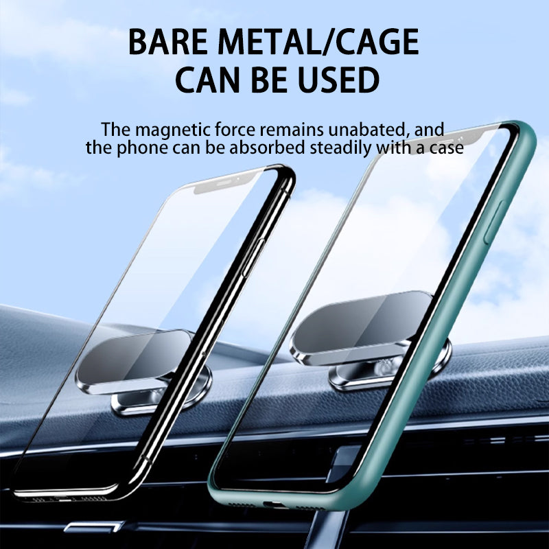 SEAMETAL Car Phone Holder Magnetic Auto Mobile Phone Mount 360 Degree Rotation