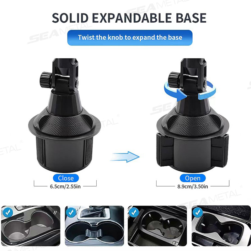 SEAMETAL Car Tablet Holder Stand Adjustable For IPad Mount Support Smartphone