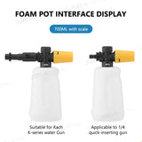 SEAMETAL Car Washer Foam Spray Bottle Lance Sprinkler Water Hose Nozzle