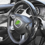 SEAMETAL Carbon Fiber Car Steering Wheel Cover Anti Slip Steering Wheel Protector Cover Durable Wear-resistant