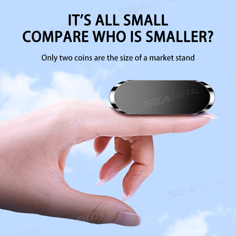 SEAMETAL Magnetic Phone Holder for Car Dashboard Strong Magnet Car Phone Holder Mount 4 Plate
