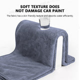 SEAMETSL 60X160CM Car Washing Towel Double Side Velvet Towel Car Drying Towel