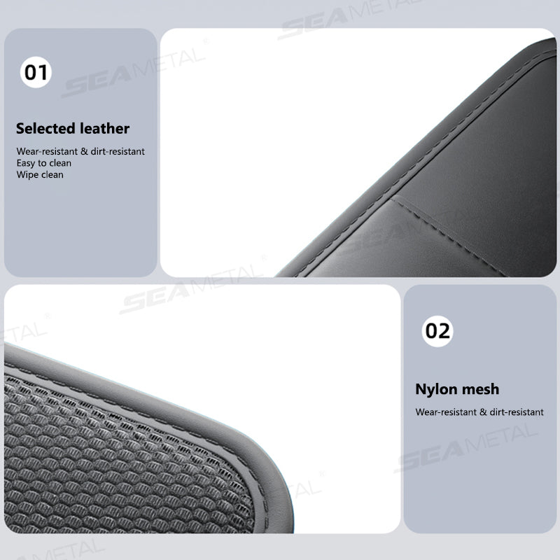 SEAMETAL Car Sun Visor Storage Box Interior Auto Sunglasses Case Cards Holder