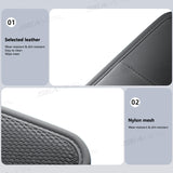 SEAMETAL Car Sun Visor Storage Box Interior Auto Sunglasses Case Cards Holder