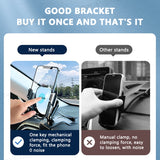 360 Degree Rotation Dashboard Cell Phone Holder for Car Clip Mount Stand Suitable for 4 to 7 inch Smartphones